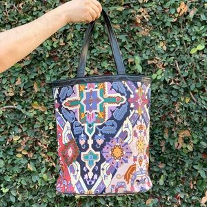 Rare Vintage Museum of Metropolitan Art Multicolored Tote